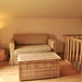 Mezzanine avec divan-lit